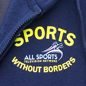All Sports Television Network Navy Zipper Hoodie