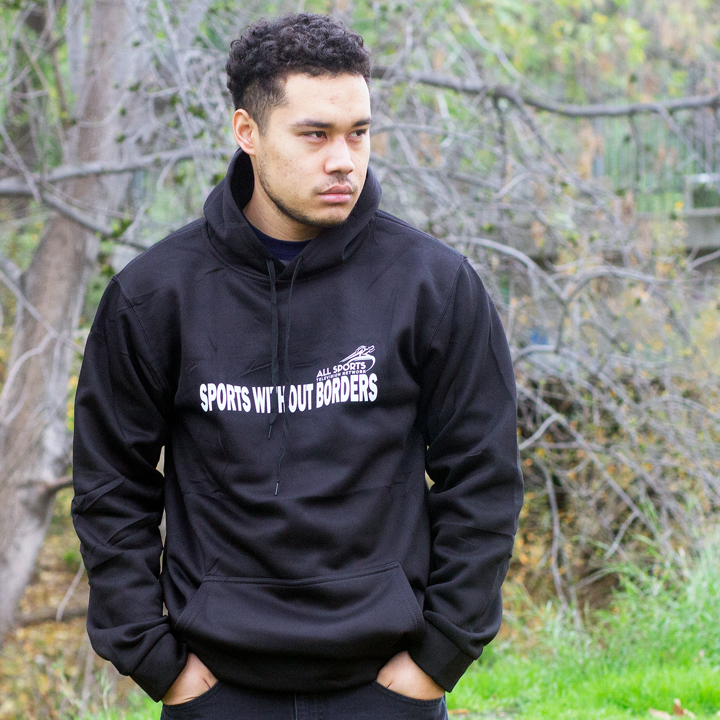 All Sports Television Network slim fit hoodie.
